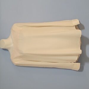 Ann Taylor Tunic with Faux Leather Trim